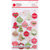 Martha Stewart Crafts - Cottage Christmas Collection - 3 Dimensional Stickers with Glitter Accents - Ornaments