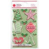 Martha Stewart Crafts - Cottage Christmas Collection - 3 Dimensional Stickers with Bead Accents - Cookie