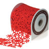 Martha Stewart Crafts - Holiday - Die Cut Felt Ribbon - Snowflake - Garnet