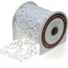 Martha Stewart Crafts - Holiday - Die Cut Felt Ribbon - Snowflake - White, BRAND NEW