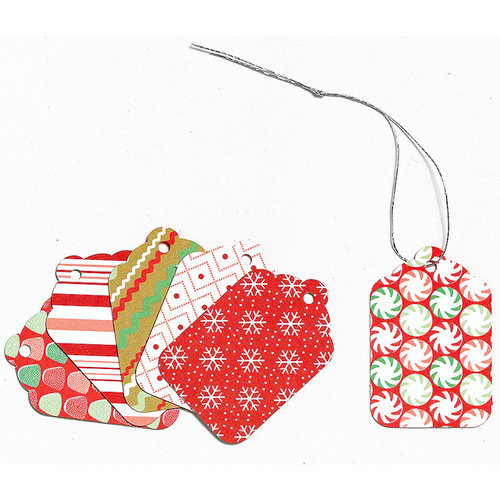 Martha Stewart Crafts - Holiday - Mini Tags - Gingerbread, CLEARANCE