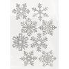 Martha Stewart Crafts - Holiday - Foil Stickers - Snowflakes, BRAND NEW