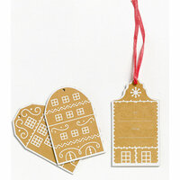 Martha Stewart Crafts - Holiday - Tags - Gingerbread House, CLEARANCE