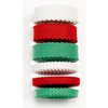 Martha Stewart Crafts - Holiday - Ribbon Pack - Scalloped Felt - Red White and Green