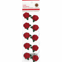 Martha Stewart Crafts - Valentine - Stickers - Rose - Red