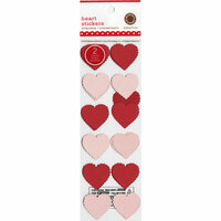 Martha Stewart Crafts - Valentine - Stickers - Heart Lace