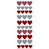 Martha Stewart Crafts - Valentine - Glitter Stickers - Hearts