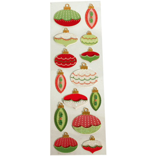 Martha Stewart Crafts - Holiday - Stickers - Elegant Ornamental