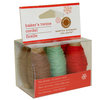 Martha Stewart Crafts - Holiday - Bakers Twine - Green Red White and Brown