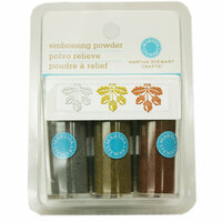 Martha Stewart Crafts - Embossing Powder - Metallic - 3 Piece Set