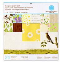 Martha Stewart Crafts - 12 x 12 Designer Paper Pad - Nature