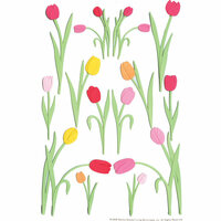 Martha Stewart Crafts - Stickers - Tulip - Pink and Orange, CLEARANCE