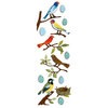 Martha Stewart Crafts - 3 Dimensional Glittered Stickers - Bird