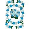 Martha Stewart Crafts - 3 Dimensional Glittered Stickers - Pansies - Blue