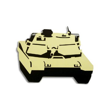 Memories In Uniform - Laser Cut - Army Marine Corps M-1 Abrams, CLEARANCE
