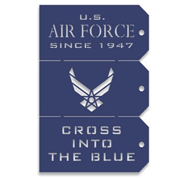 Memories In Uniform - Laser Cut - Air Force Tag Set