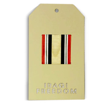Memories In Uniform - Laser Cut - Iraqi Freedom Service Tag