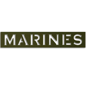 Memories In Uniform - Laser Cut - Marines Title