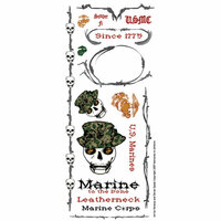Memories In Uniform - Rub On Transfers - Tattoos - United States Marine Corps