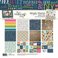 Simple Stories - Crafty Girl Collection - 12 x 12 Collection Kit