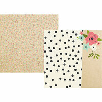 Simple Stories - Bloom Collection - 12 x 12 Double Sided Paper - Every Day Counts