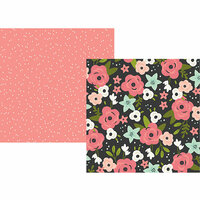 Simple Stories - Bloom Collection - 12 x 12 Double Sided Paper - Today's the Day