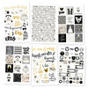 Simple Stories - Always and Forever Collection - Cardstock Stickers with Foil Accents