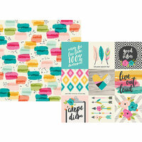 Simple Stories - Good Vibes Collection - 12 x 12 Double Sided Paper - 4 x 4 Elements