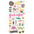 Simple Stories - Good Vibes Collection - Chipboard Stickers