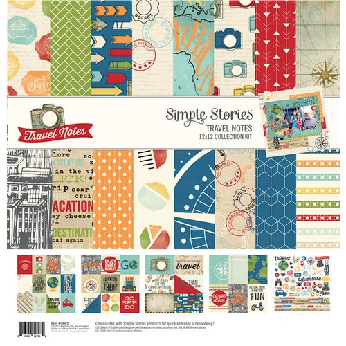 Simple Stories - Travel Notes Collection - 12 x 12 Collection Kit