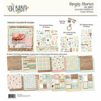 Simple Stories - Oh, Baby Collection - 12 x 12 Collector's Essential Kit