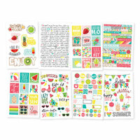 Simple Stories - Hello Summer Collection - Cardstock Stickers