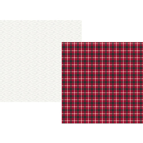 Simple Stories - Plaid Dad Collection - 12 x 12 Double Sided Paper - Rad Plaid