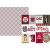 Simple Stories - Plaid Dad Collection - 12 x 12 Double Sided Paper - 3 x 4 and 4 x 6 Elements