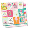 Simple Stories - Dream Big Collection - 12 x 12 Double Sided Paper - 3 x 4 Elements