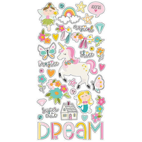 Simple Stories - Dream Big Collection - Chipboard Stickers