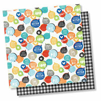 Simple Stories - Lil' Dude Collection - 12 x 12 Double Sided Paper - Hear Me Roar