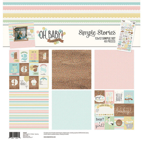 Simple Stories - Oh Baby Expecting Collection - 12 x 12 Collection Kit