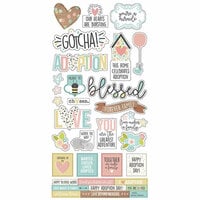 Simple Stories - Oh Baby Adoption Collection - Cardstock Stickers