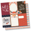 Simple Stories - Forever Fall Collection - 12 x 12 Double Sided Paper - 4 x 6 Vertical Elements