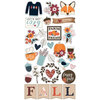 Simple Stories - Forever Fall Collection - Chipboard Stickers