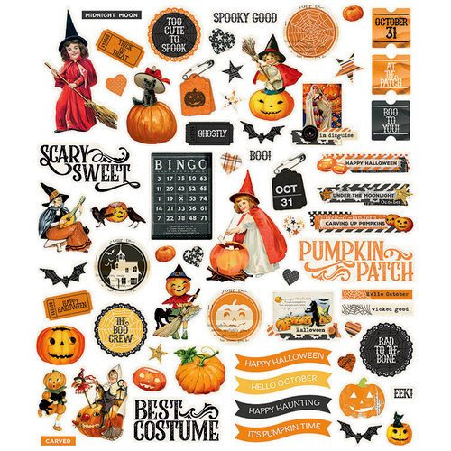 Simple Stories - Simple Vintage Halloween Collection - Bits and Pieces Simple Stories - Simple Vintage Halloween Collection - Bits and Pieces