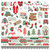 Simple Stories - Merry and Bright Collection - Christmas - 12 x 12 Cardstock Stickers - Combo