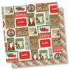Simple Stories - Merry and Bright Collection - Christmas - 12 x 12 Double Sided Paper - Celebrate the Season