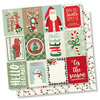 Simple Stories - Merry and Bright Collection - Christmas - 12 x 12 Double Sided Paper - 3 x 4 Elements