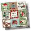 Simple Stories - Merry and Bright Collection - Christmas - 12 x 12 Double Sided Paper - 4 x 4 Elements
