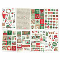 Simple Stories - Merry and Bright Collection - Christmas - Cardstock Stickers