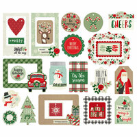 Simple Stories - Merry and Bright Collection - Christmas - Tags and Frames