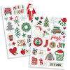 Simple Stories - Merry and Bright Collection - Christmas - Puffy Stickers