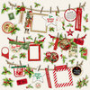 Simple Stories - Simple Vintage Christmas Collection - 12 x 12 Cardstock Stickers - Banners